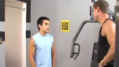 sexy homosexuals plowing buttholes In The Gym