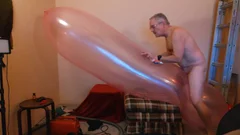 Balloonbanger 83) Ride Hump Pop biggest Blimp Balloon!