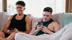 Jerk Buddies: Interracial Anal Fingering Fun