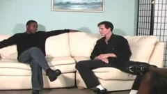 Hung White twink receives Assbanged By Blacks
