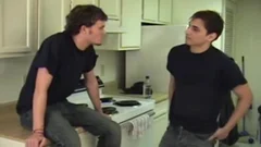 Scruffy College Roommates Do It In The Kitchen