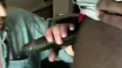 lad blowing black shlong