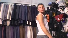 lovely gay mans Seducing Each Other In A Store