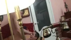 beautiful teen mans couple in hardcore action