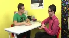 charming teen hammered By Nerd & mate