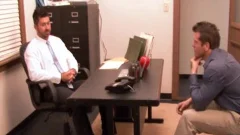 juicy gay receives ass plowed At Interview