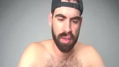 bushy chap Jerks Off And ejaculates In Live