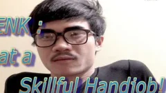 An asian dude Is gonna love juice After Masturbating