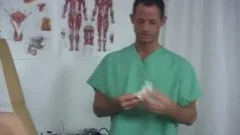 blond boy Toyed At Doctors Room