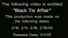 The darksome Tie Affair