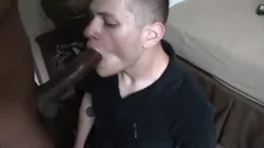 How To deep throat A 10 Inch dark penis