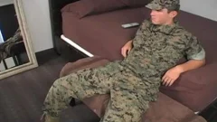 Recruit Smokes Cigs+rams Hard