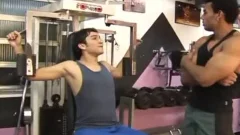 Riding 10-Pounder In The Gym