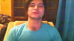 lusty Hunk wanks Fingerplows spooges & Eats It