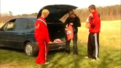 Jogging And cum