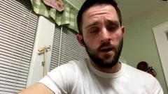 bushy man Cums In Live whilst stroking