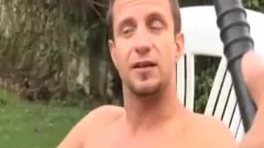 lovely Body Builders Have A Party outdoors