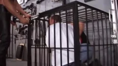 love juice Swallowing Caged chap