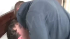 homosexual Model Mike starts kissing His bf ramrod