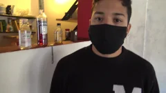 delicious Latin lad Delivers A Creamy oral-job For specie