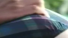slamming boy By Pool
