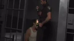 Cumshot in the jail